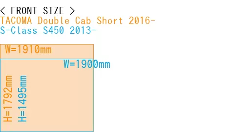 #TACOMA Double Cab Short 2016- + S-Class S450 2013-